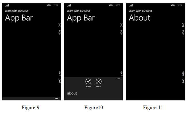 app bar